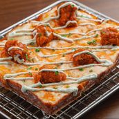 Frank’s Ranch Buffalo Pizza