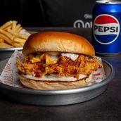 Buffalo Chicken Burger Meal