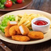 Nuggets With Fries