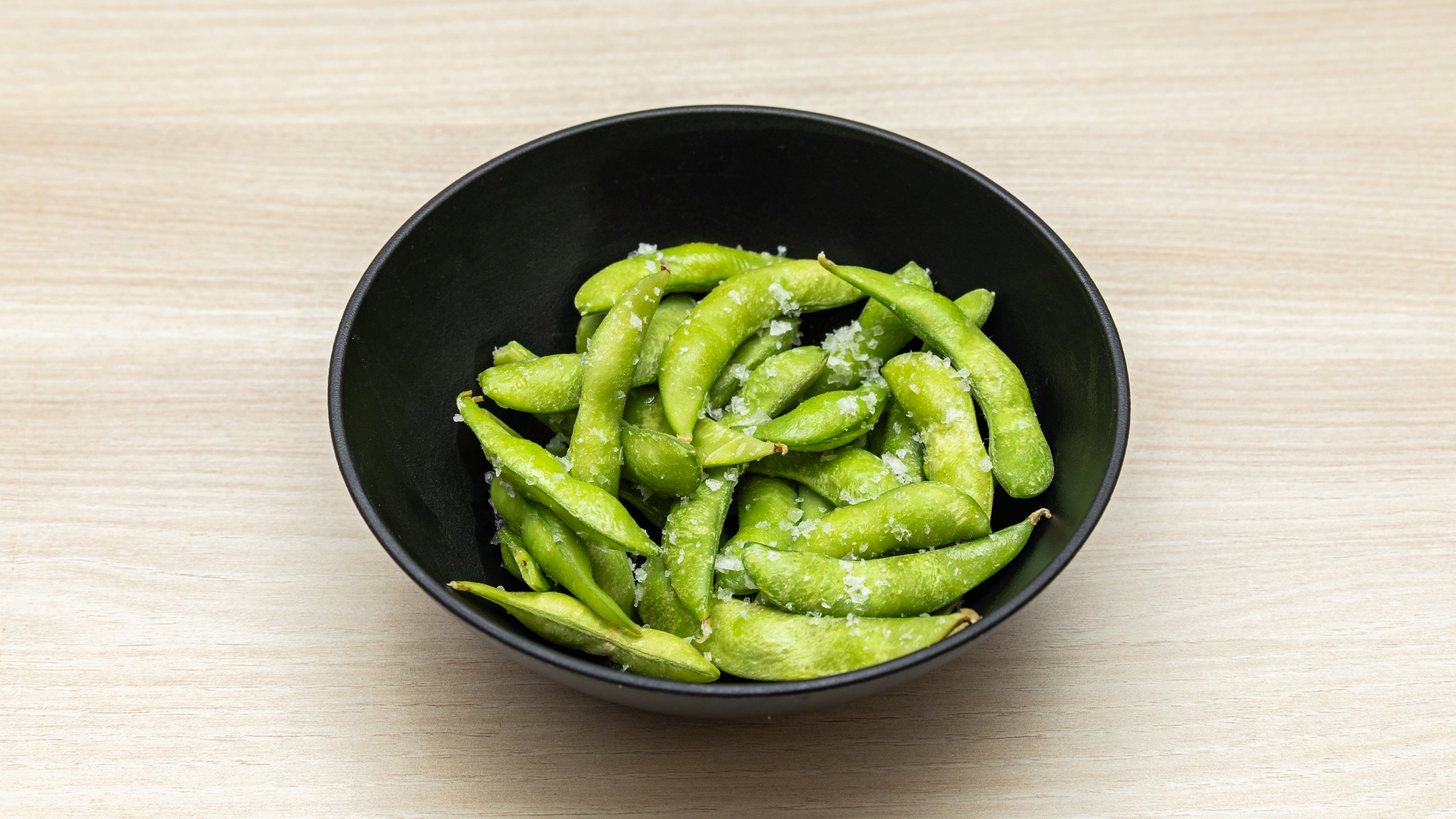 Steamed Edamame, Sea Salt (vegan)