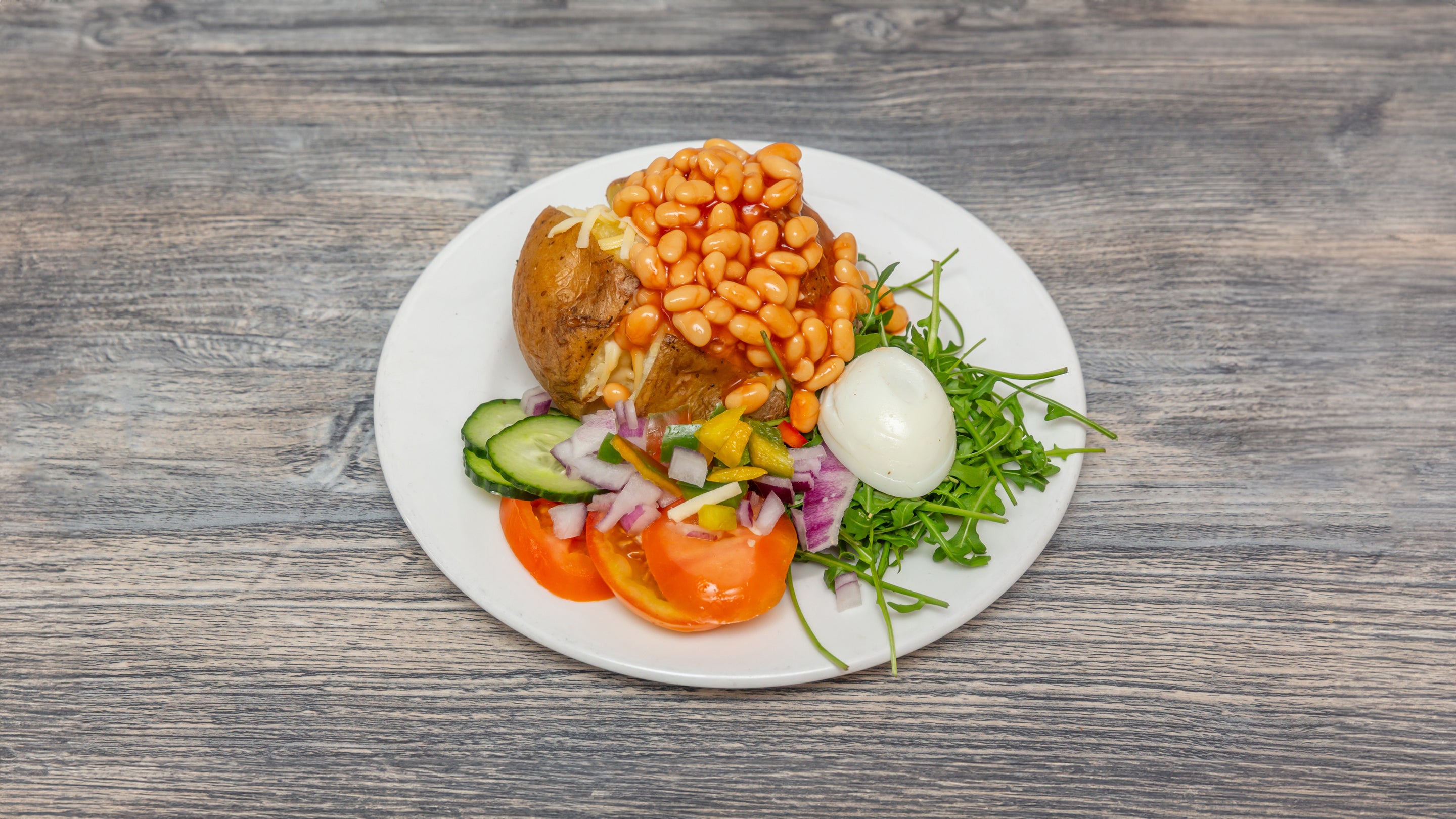 Cheddar Cheese and Beans