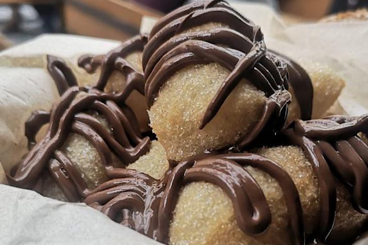 Zeppolelle dolce Nutella