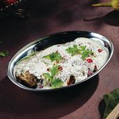 Suluguni Cheese-Stuffed Eggplant