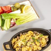 Eggs with Meat Lamb