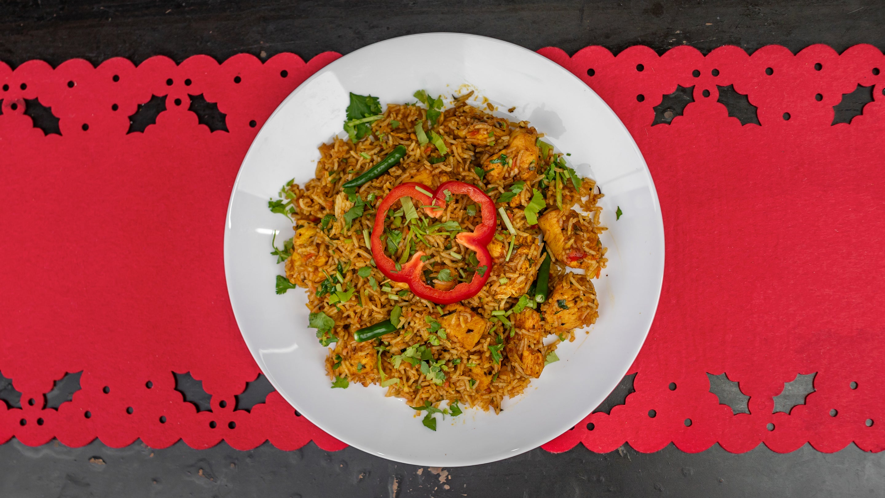 Chicken or Vegetable Biryani