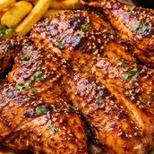 Honey Glazed Chicken Charcoal