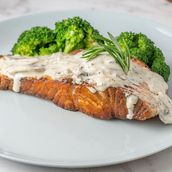 Salmon With Brocoli 