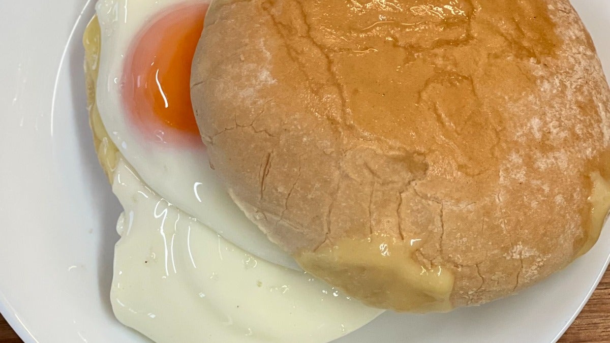 Fried Egg and Cheese Roll