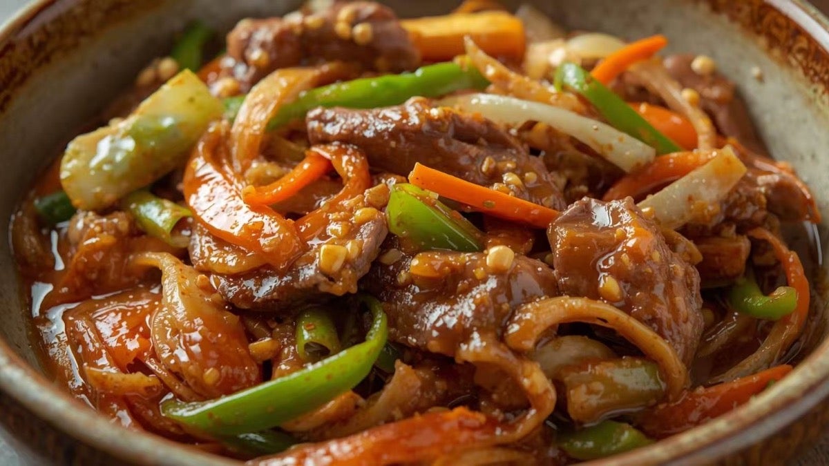 Beef in Satay Sauce