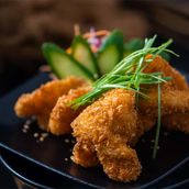 Crispy Plum Shrimp