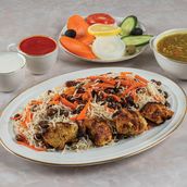 Afghani Pulao With Chicken Boti