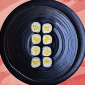 Pickled Radish Hosomaki Rolls