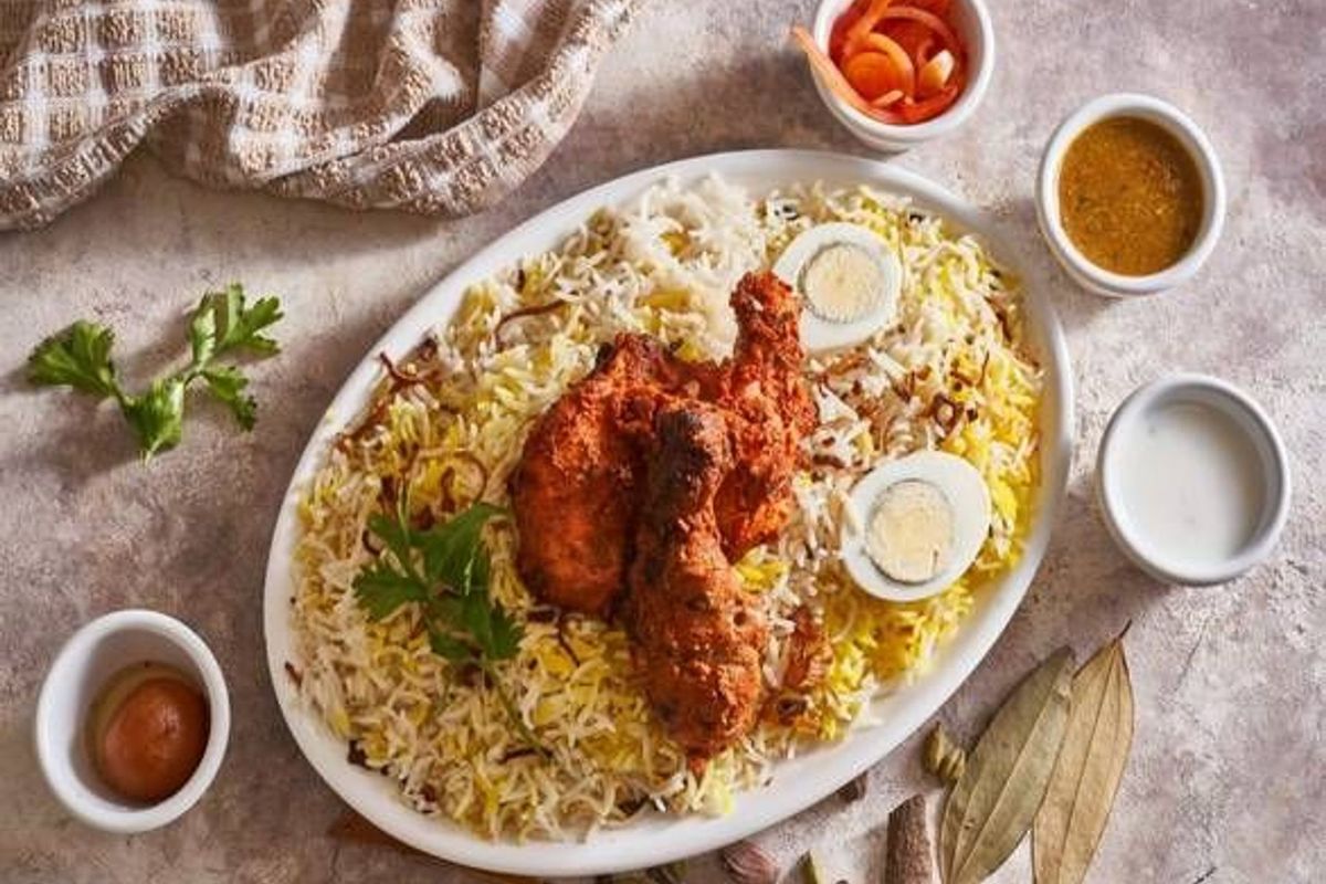 Fried Piece Chicken Biryani