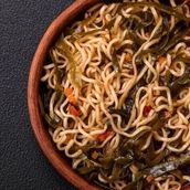 Noodles With Grape Leaves