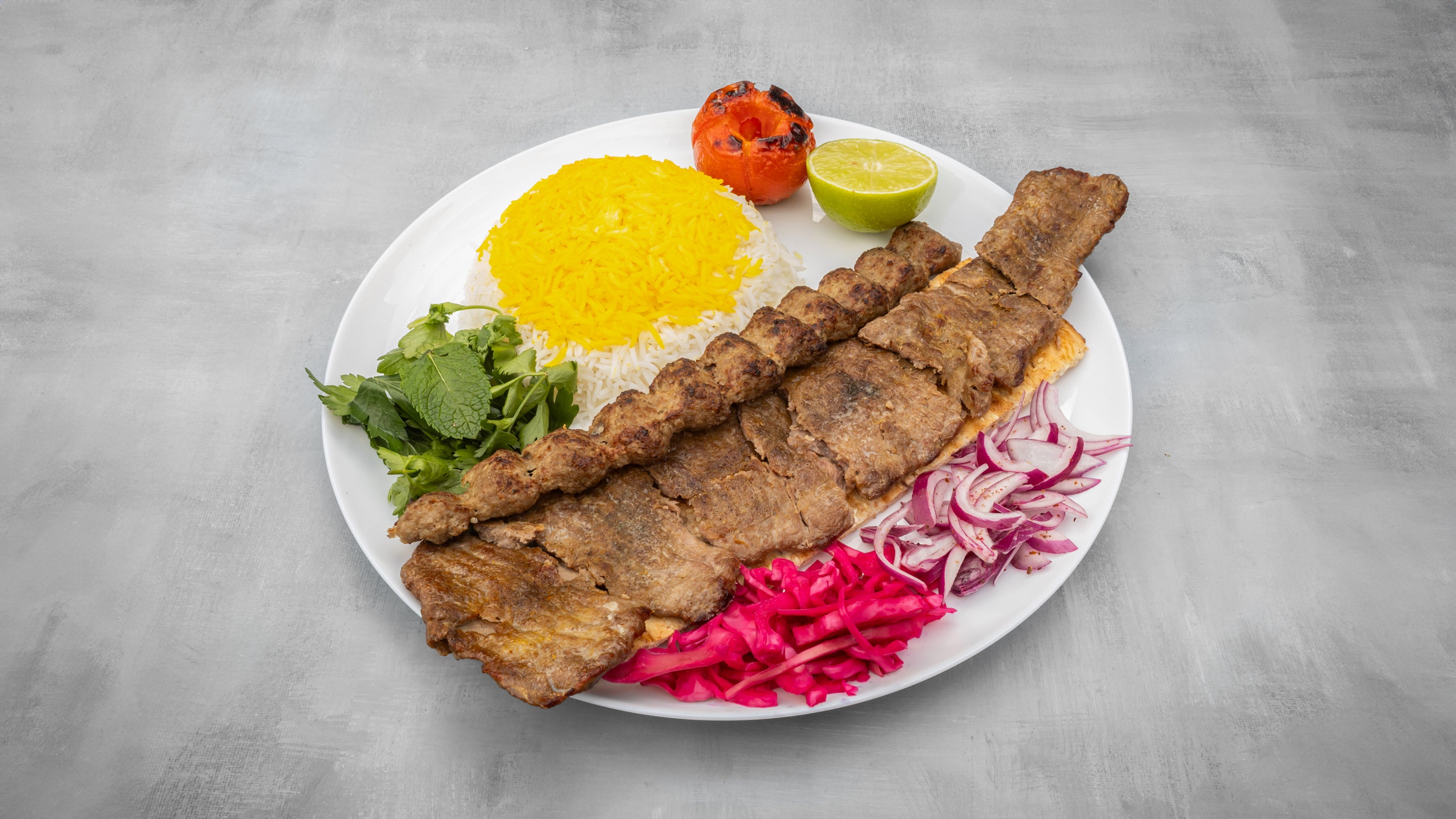 Soltani (King Kebab) mix grill