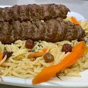 Pulao With Lamb Kebab