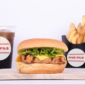 Grilled Chicken Burger Meal