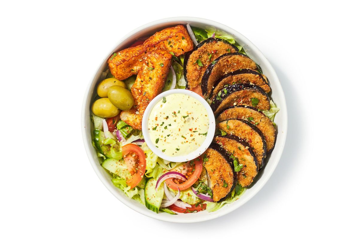 Panko Aubergine Bowl