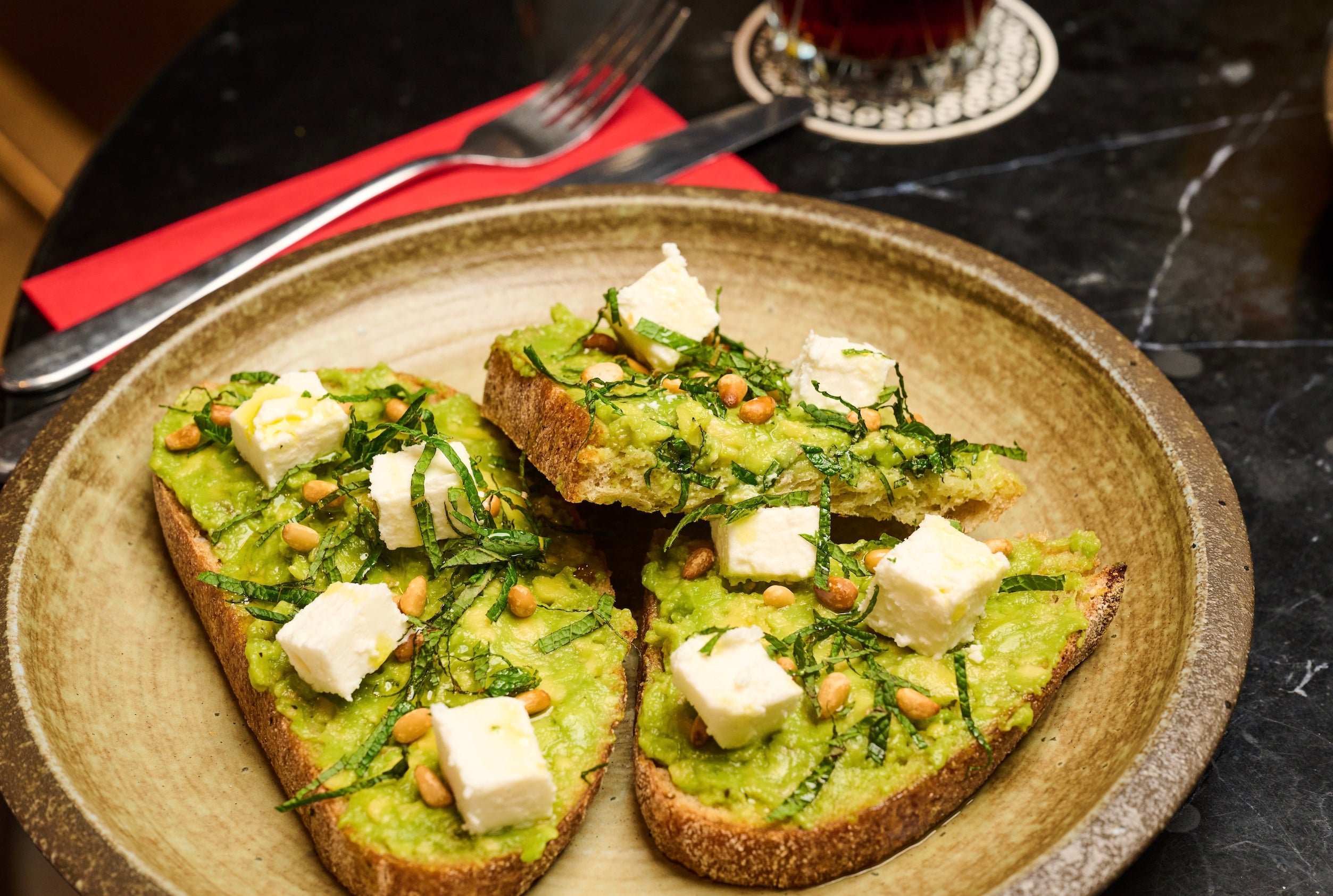 Smashed Avocado & Fresh Mint
