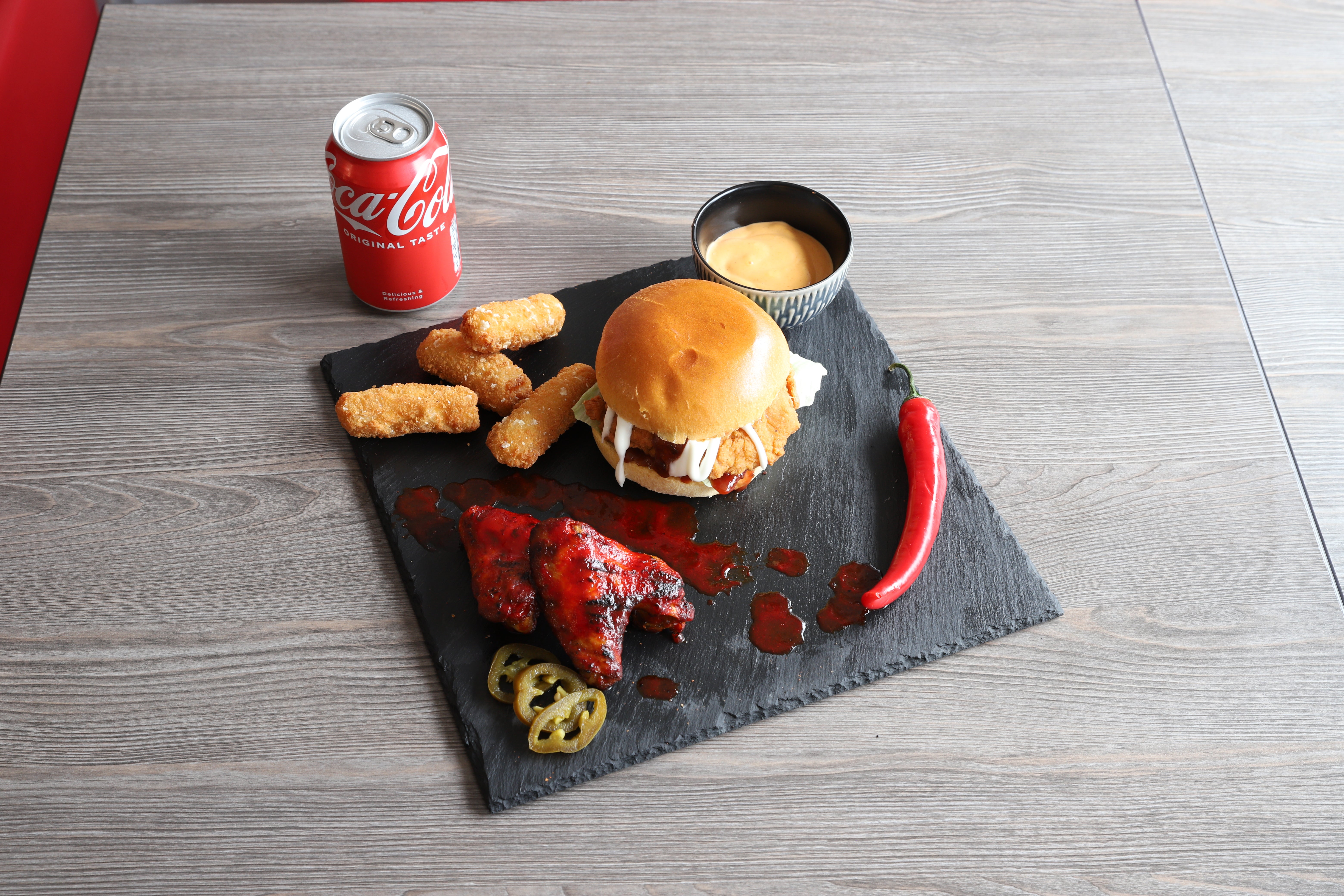 Wing It Burger Meal