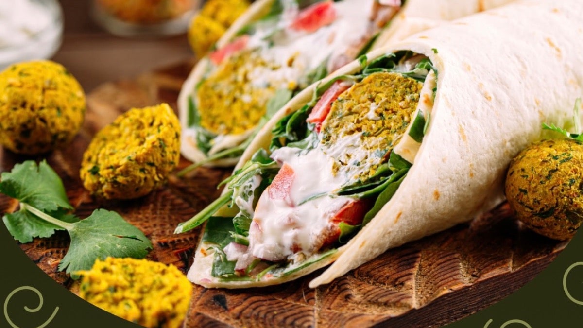 Falafel wraps