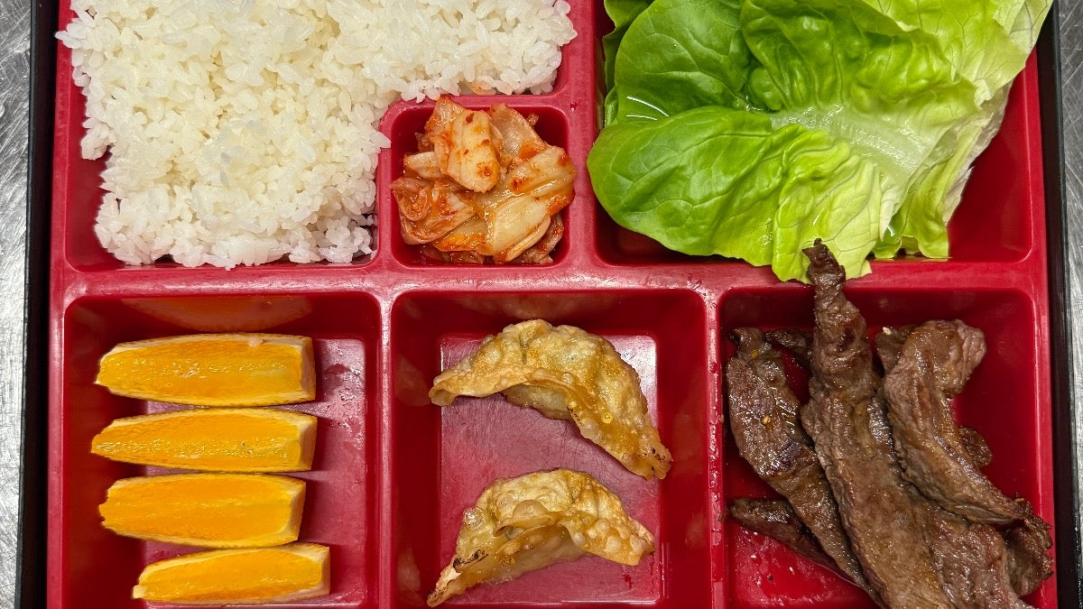 Sirloin steak Bento box