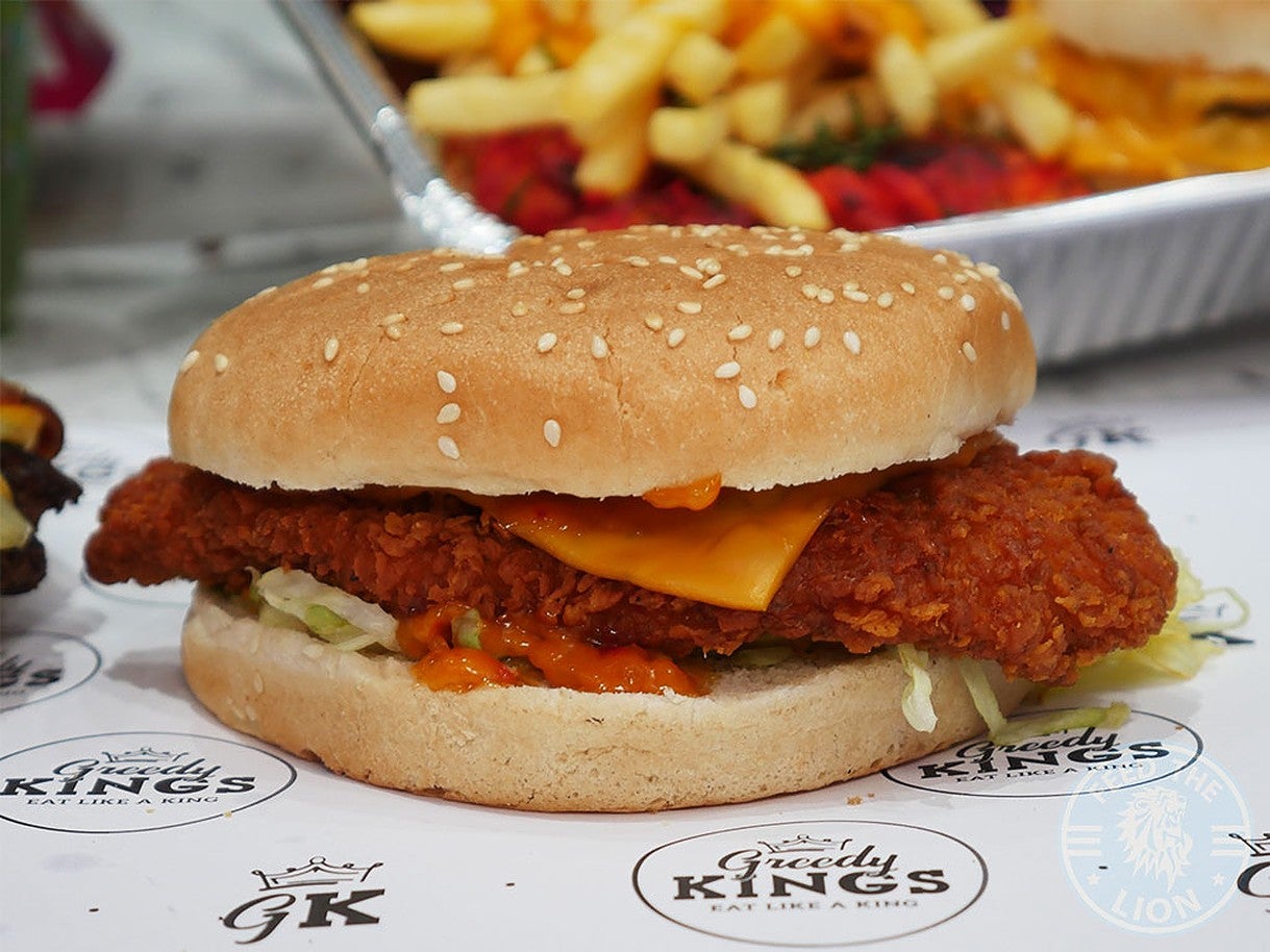 Naga Chicken Burger Meal ����️
