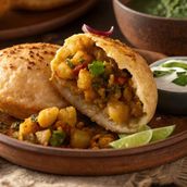 Stuffed Potato Puri