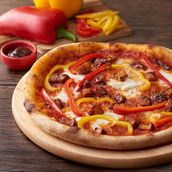 Chicken BBQ pizza