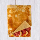 Cheesy Pepperoni Crepe