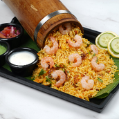 Prawns Bamboo Biryani