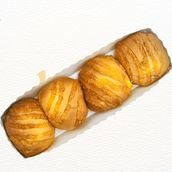Coconut Bread Rolls 4 Pcs