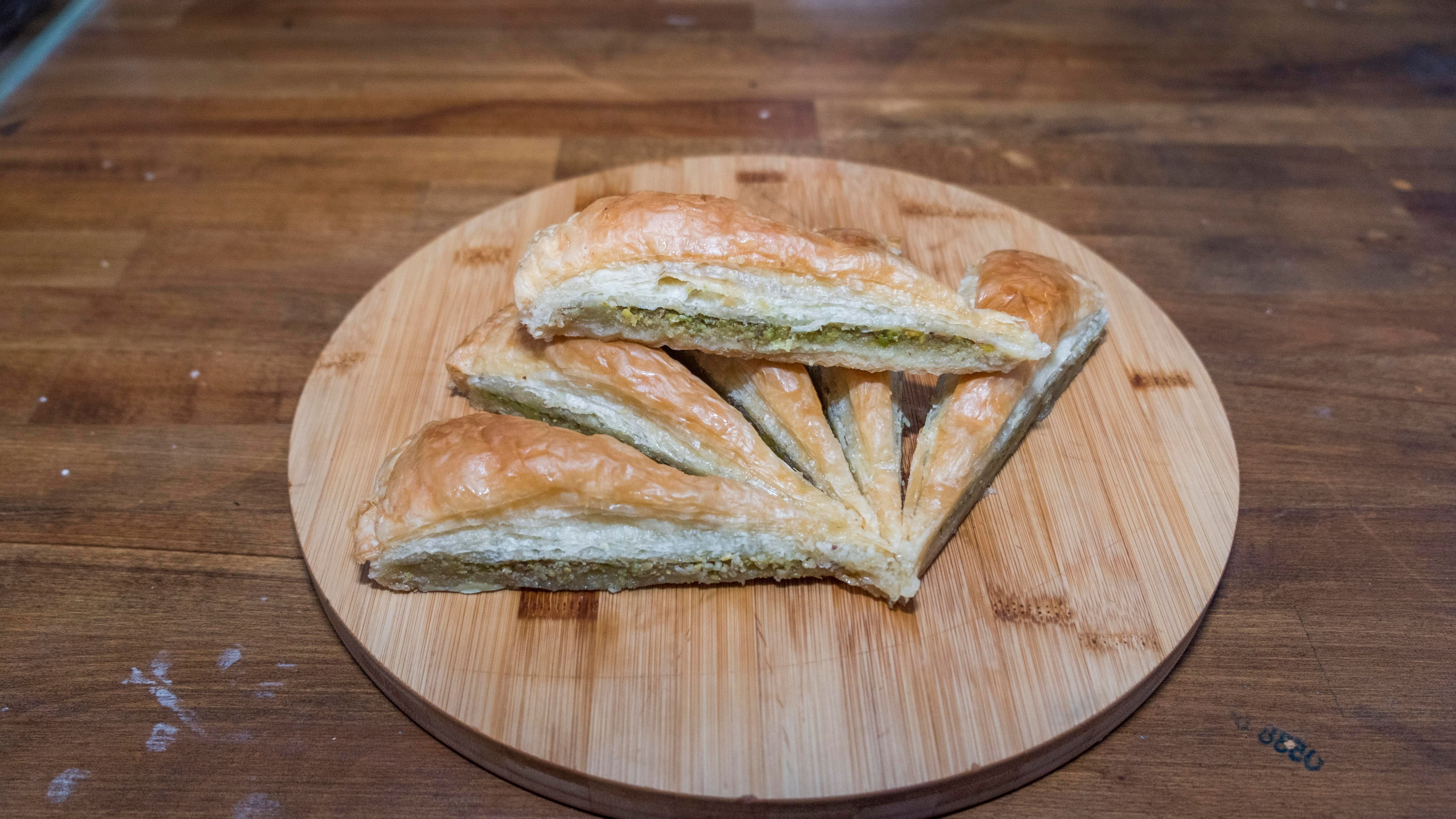 Pistachio Baklava Slice