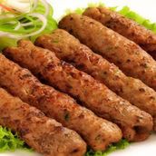 full Beef Dhaga Kabab Plate