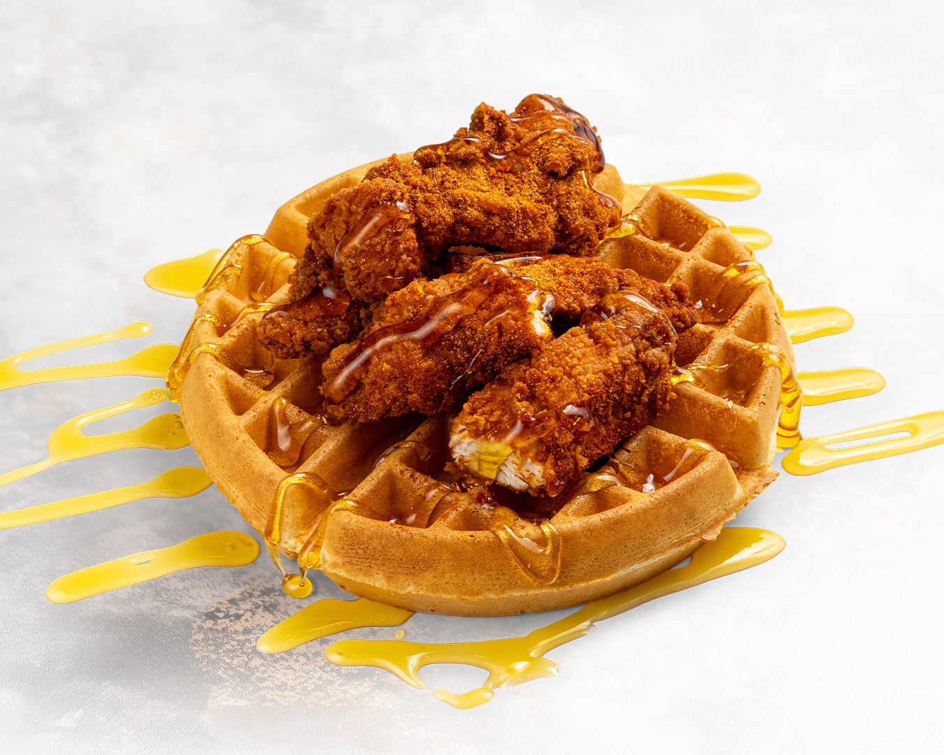 Build your Own Crispy Chicken Waffle