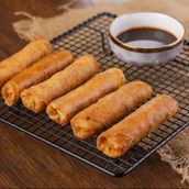 Spring Rolls Stuffed Chicken Noodles