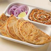 Gobi Paratha with Dal Makhani