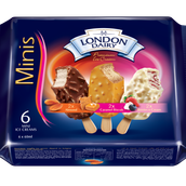 London Dairy Latest & Greatest Mini's(Almond,CaramelBiscuit,Berries n Cream