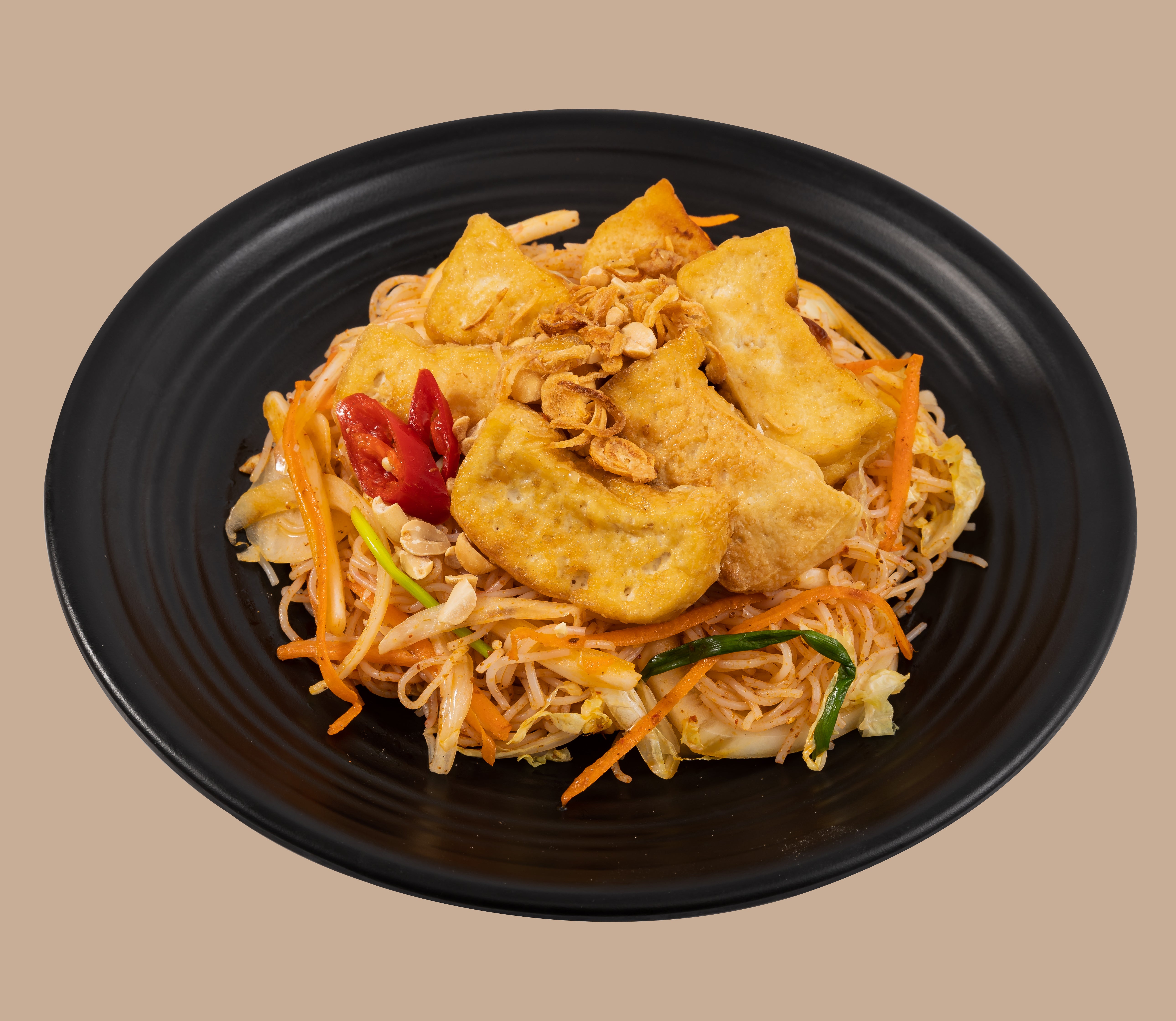Tofu Singapore Spicy Vermicelli - Mì Sing Tofu