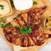 Grilled Chicken with choice of Appetizers