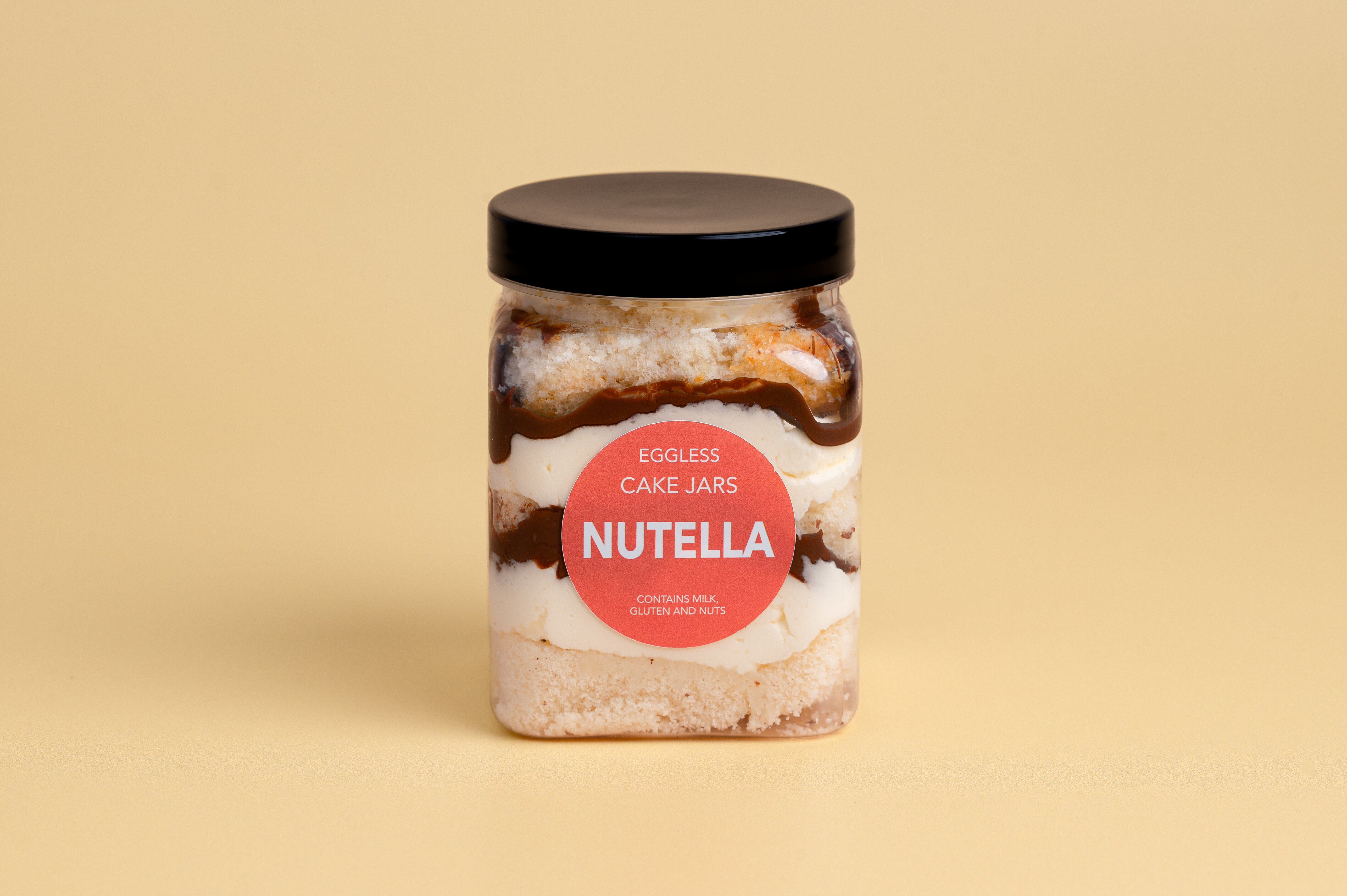 Nutella Fresh Cream Cake Jar
