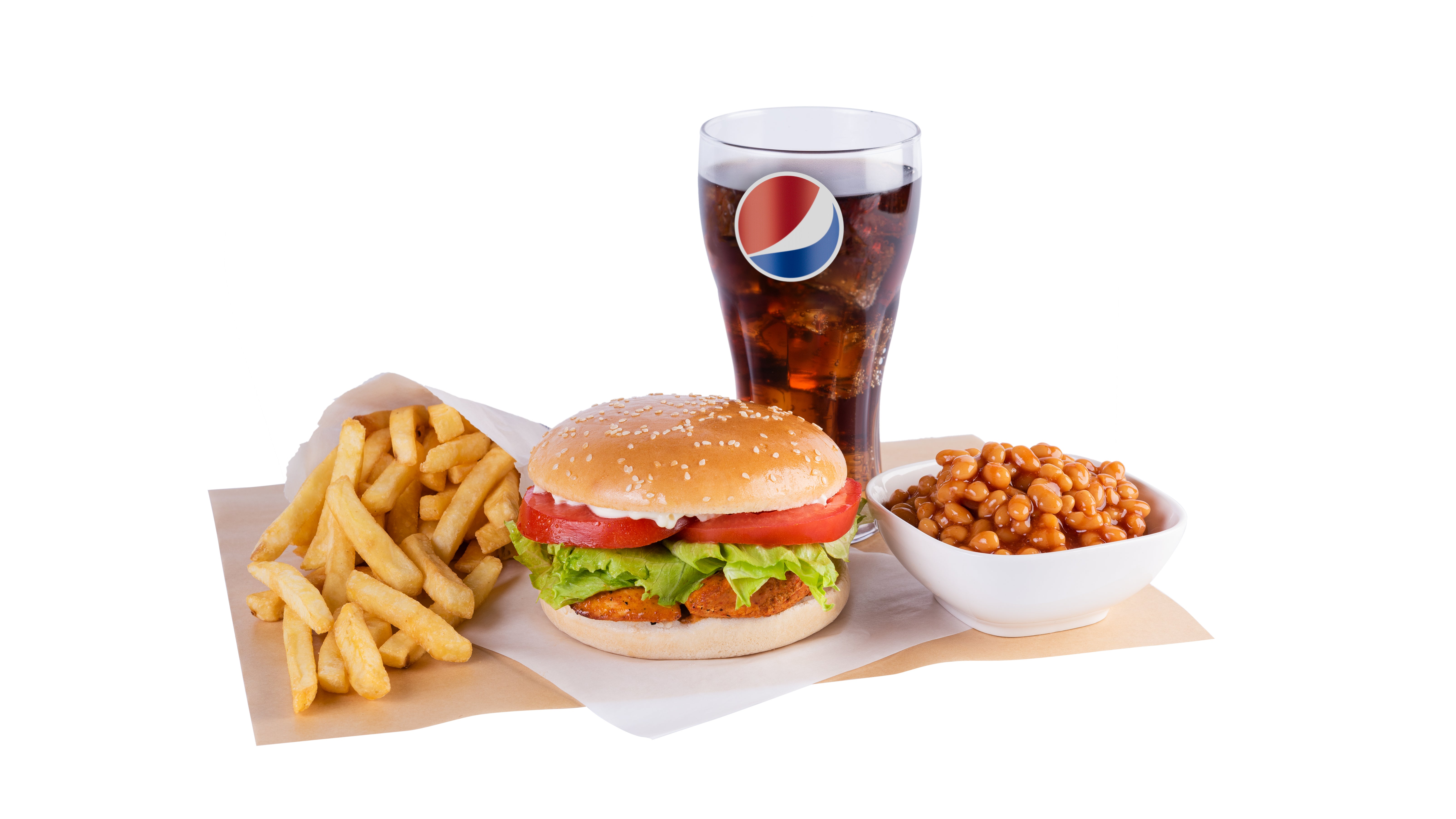 Peri-Peri Grilled Fillet Burger Meal