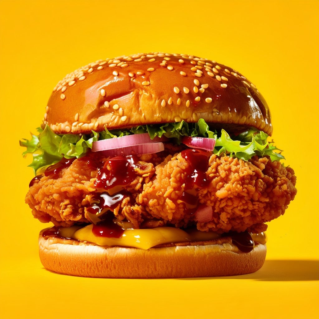Chiickalicious Burger 🌶️🍔
