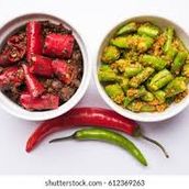 Green Chilli & Red Chilli Achar