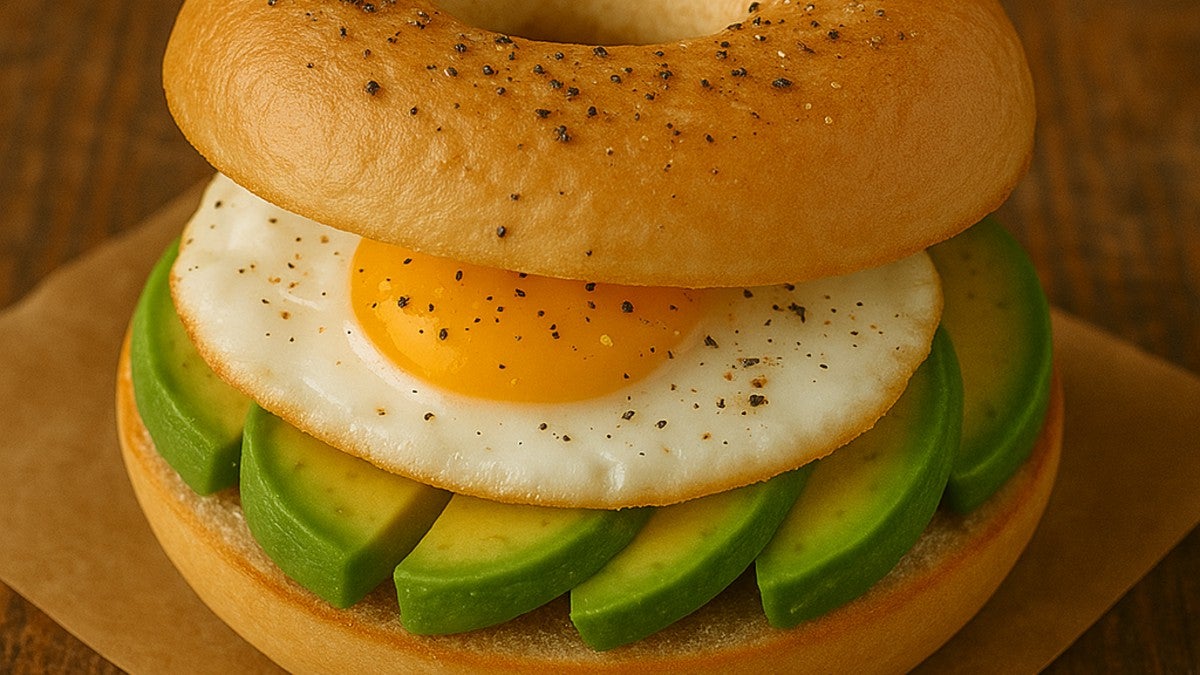 Egg & Avocado Bagel