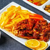 Half Charcoal Grilled Lebanese House Boneless Chicken 