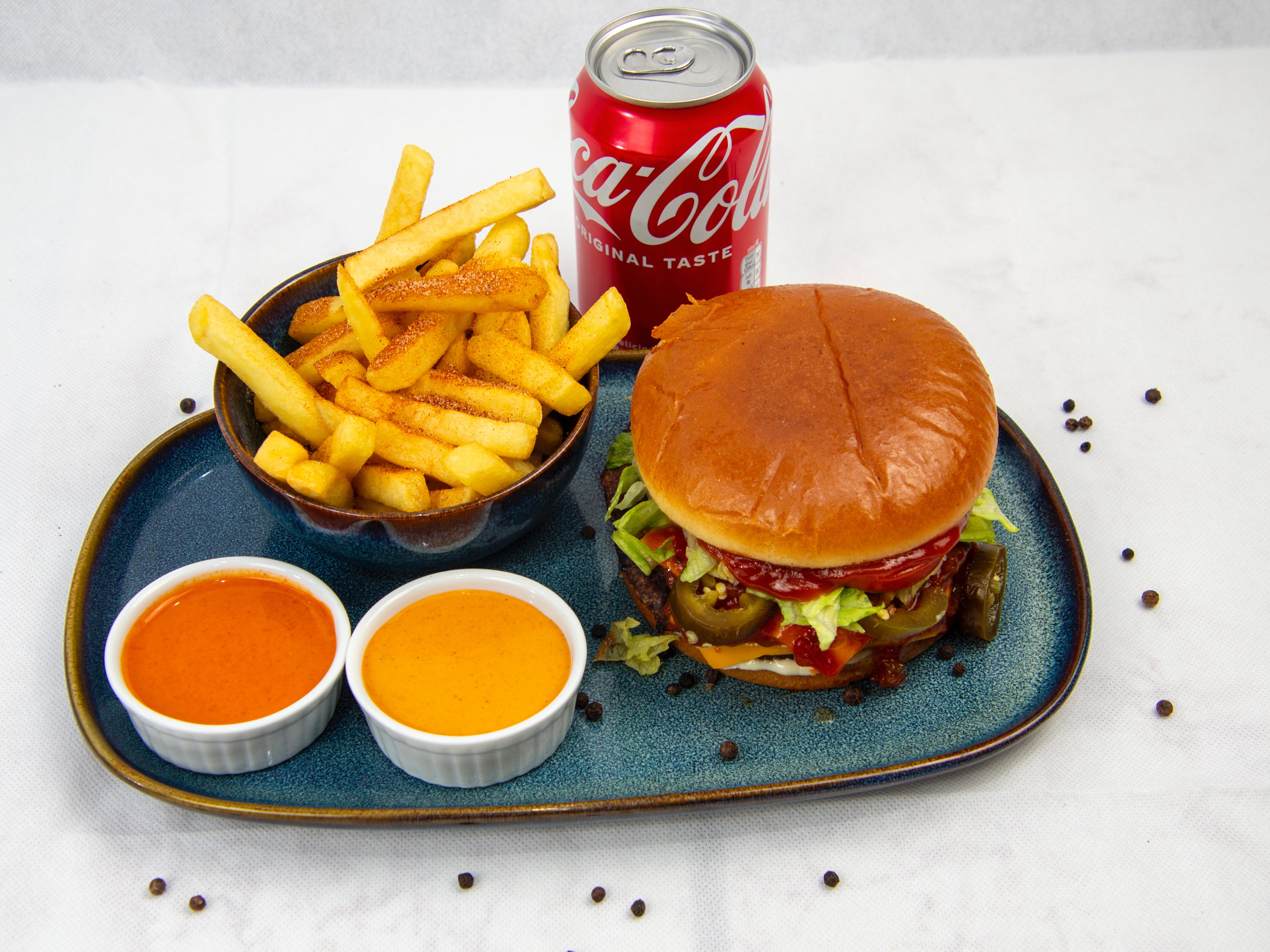 Ultimate Hot Double Naga Chicken Fillet Burger Meal