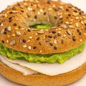 Turkey Avocado bagel