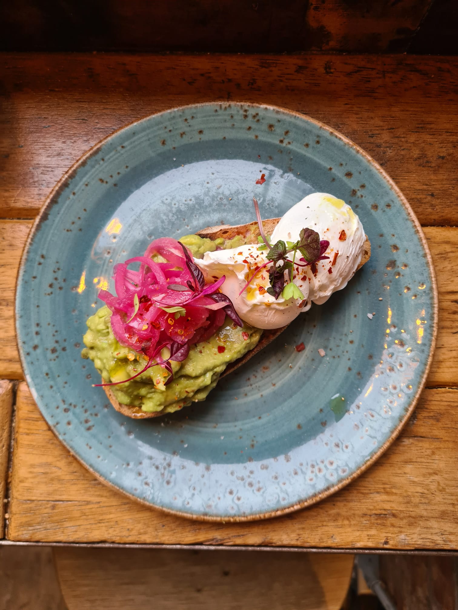 Smashed Avocado and Poached Eggs