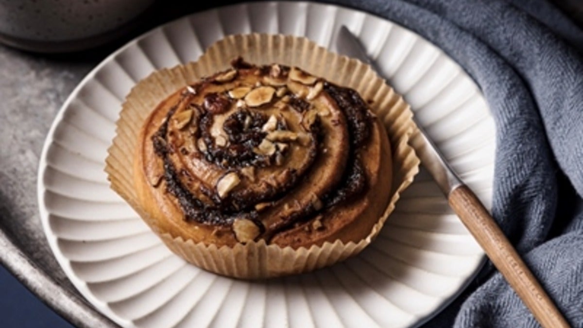 Cinnamon and hazelnut swirl